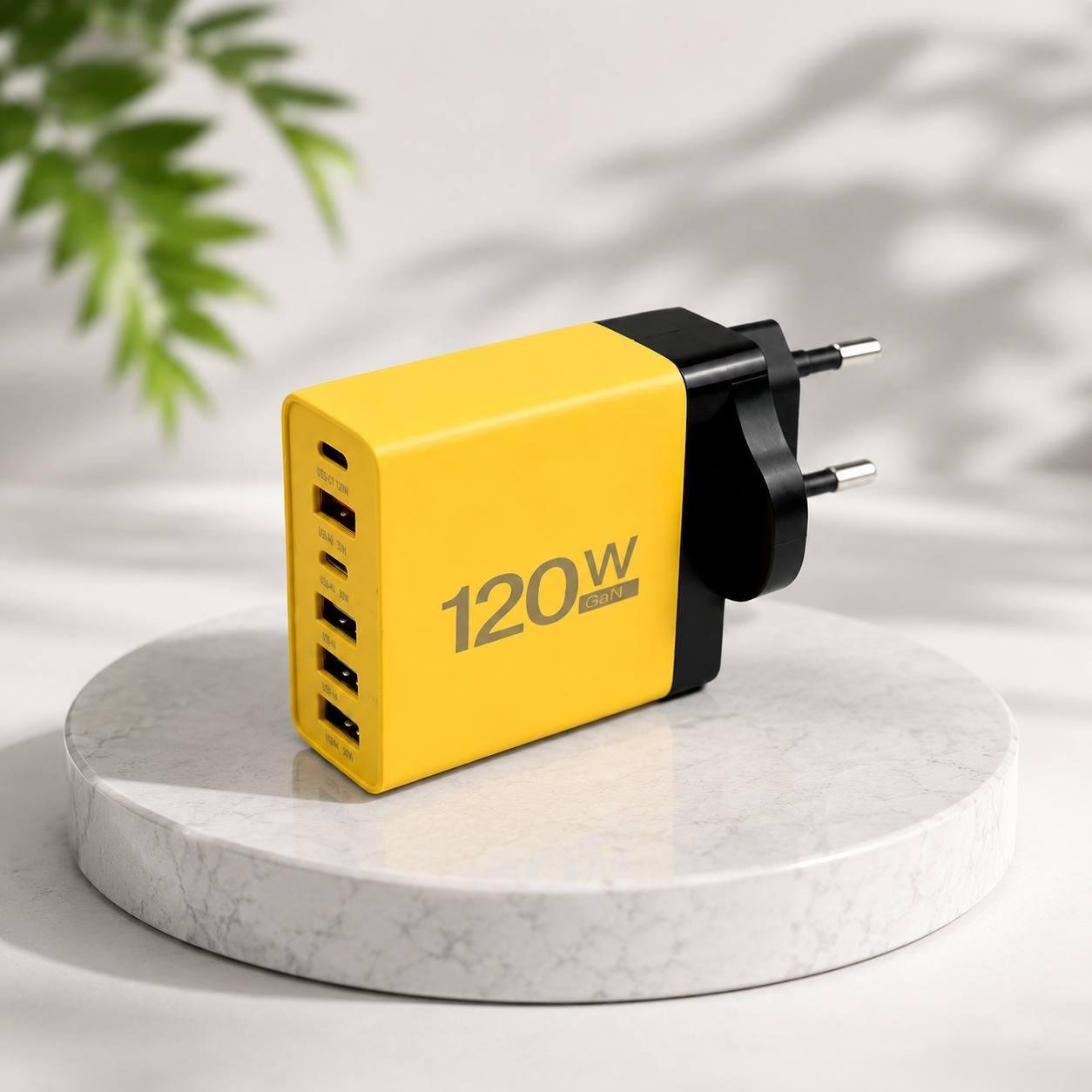 Зарядний пристрій 120W GaN на 6 портів
